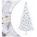 Albero di Natale artificiale Bianco 300 cm PVC e Acciaio - Foto miniatura 1