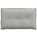 Cuscino per Schiena Grigio chiaro 80 x 50 cm - Foto miniatura 5