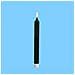 Candela Led Senza Fiamma Serie Magic Black A Strisce (2cm X 24.5cm) - Foto miniatura 3