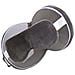 Cuscino Da Viaggio 2-in-1 A Forma Di U Con Maschera Per Gli Occhi Oscurante Per Sonno E Riposo Darkgrey - Foto miniatura 1
