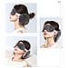 Cuscino Da Viaggio 2-in-1 A Forma Di U Con Maschera Per Gli Occhi Oscurante Per Sonno E Riposo Darkgrey - Foto miniatura 3
