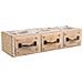 Cassetto In Legno Marrone 45x15x10,5h - Foto miniatura 1
