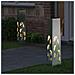Faro LED solare per sentieri 2 pcs Argento Acciaio inossidabile - Foto miniatura 3