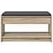 Panca per ingresso con cuscino Rovere Sonoma 83 x 38 x 45 cm - Foto miniatura 5
