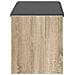 Panca per ingresso con cuscino Rovere Sonoma 83 x 38 x 45 cm - Foto miniatura 6