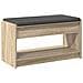 Panca per ingresso con cuscino Rovere Sonoma 83 x 38 x 45 cm - Foto miniatura 7