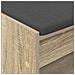Panca per ingresso con cuscino Rovere Sonoma 83 x 38 x 45 cm - Foto miniatura 8