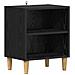 Armadietto per letto Rovere Nero 40 x 30 x 50 cm - Foto miniatura 1