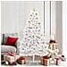 Albero di Natale Artificiale con Rami Pieghevoli Bianco 180 cm - Foto miniatura 2