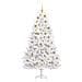 Albero di Natale Artificiale con Rami Pieghevoli Bianco 180 cm - Foto miniatura 3