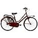 Bici Da Donna Linea Olanda Bicicletta City Bike Ol26 Senza Cambio 1v Completa Di Accessori Con Luci A Led - 46 Amaranto - Foto miniatura 1