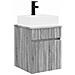 Mobile Lavabo da Parete Sonoma grigio 39 x 41 x 62,5 cm - Foto miniatura 1