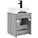 Mobile Lavabo da Parete Sonoma grigio 39 x 41 x 62,5 cm - Foto miniatura 3