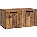 Mobile Porta TV da Muro Legno antico 59,5 x 31 x 30 cm - Foto miniatura 1