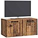 Mobile Porta TV da Muro Legno antico 59,5 x 31 x 30 cm - Foto miniatura 2