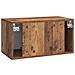 Mobile Porta TV da Muro Legno antico 59,5 x 31 x 30 cm - Foto miniatura 6