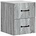 Mobiletto da notte a muro 2 pcs Grigio Sonoma 34,5 x 33 x 40 cm - Foto miniatura 3