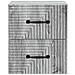 Mobiletto da notte a muro 2 pcs Grigio Sonoma 34,5 x 33 x 40 cm - Foto miniatura 5