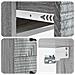 Mobiletto da notte a muro 2 pcs Grigio Sonoma 34,5 x 33 x 40 cm - Foto miniatura 8