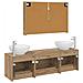 Set di mobili per il bagno 4 pcs Rovere Artigianale - Foto miniatura 8