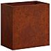 Vaso da giardino Ruggine 50 x 30 x 40 cm Acciaio Corten - Foto miniatura 1