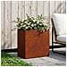 Vaso da giardino Ruggine 50 x 30 x 40 cm Acciaio Corten - Foto miniatura 2