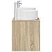 Set di mobili per il bagno 3 pz Rovere Sonoma - Foto miniatura 4