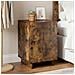 Comodino Rovere Fumo 33,5 x 34,5 x 50 cm Legno ingegnerizzato - Foto miniatura 2