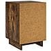 Comodino Rovere Fumo 33,5 x 34,5 x 50 cm Legno ingegnerizzato - Foto miniatura 6