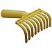 Rastrello Manicato A 9 Denti In Pvc - Foto miniatura 2
