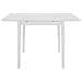 Set Per Sala Da Pranzo 5 Pz In Mdf Bianco - Foto miniatura 4