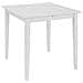 Set Per Sala Da Pranzo 5 Pz In Mdf Bianco - Foto miniatura 5