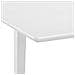 Set Per Sala Da Pranzo 5 Pz In Mdf Bianco - Foto miniatura 6