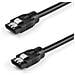 0.6 M Round Sata Cable - 6gbs Sata Cord - Latching Connectors - Foto miniatura 1