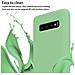Cadorabo Catena Di Telefoni Cellulari Compatibile Con Samsung Galaxy S10 4g In Liquid Verde Chiaro - Coperchio Di Protezione In Silicone Con Cordino Regolabile In Lunghezza - Foto miniatura 3