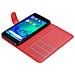 Custodia Compatibile Con Xiaomi Redmi Go In Rosso Carminio - Coperchio Protettiva Con Chiusura Magnetica, Funzione Stand E Tasca Per Le Carte - Foto miniatura 7