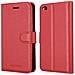 Custodia Compatibile Con Xiaomi Redmi Go In Rosso Carminio - Coperchio Protettiva Con Chiusura Magnetica, Funzione Stand E Tasca Per Le Carte - Foto miniatura 8