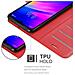 Custodia Compatibile Con Xiaomi Redmi 7 In Rosso Carminio - Coperchio Protettiva Con Chiusura Magnetica, Funzione Stand E Tasca Per Le Carte - Foto miniatura 5