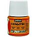 Pittura Per Ceramica E Multisuperficie - Giallo Arancio - 45 Ml - Foto miniatura 1