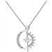 Collana Con Pendente Sole E Luna Silver - Foto miniatura 6