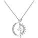 Collana Con Pendente Sole E Luna Silver - Foto miniatura 1
