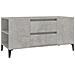 Mobile Per Tv Grigio Cemento 102x44,5x50 Cm Legno Multistrato - Foto miniatura 1