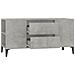 Mobile Per Tv Grigio Cemento 102x44,5x50 Cm Legno Multistrato - Foto miniatura 5