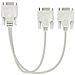 Cavo Dual Vga Sdoppiatore 1 Maschio A 2 Femmine Splitter Schermo Monitor - Foto miniatura 4
