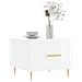 Tavolini Salotto 2pz Bianco Lucido 50x50x40cm Legno Multistrato - Foto miniatura 3
