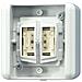 8472.01 Led W Interruttore Elettrico Pushbutton Switch Bianco - Foto miniatura 1