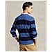 Pullover Ralph Lauren Uomo Trecce Motivo A Righe Tg L - Foto miniatura 2
