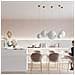 Lampada A Sospensione Ugo 40 Oro Sl. 0717 - Minimalista Lampade A Sospensione Oro Bianco 130x40x40 Cm - Foto miniatura 7