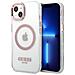 Cover Per Iphone 14 Tpu Gold Outline, Trasparente - Foto miniatura 2