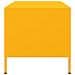 Tavolino da Salotto Giallo Senape 68x50x50,5 cm in Acciaio - Foto miniatura 2